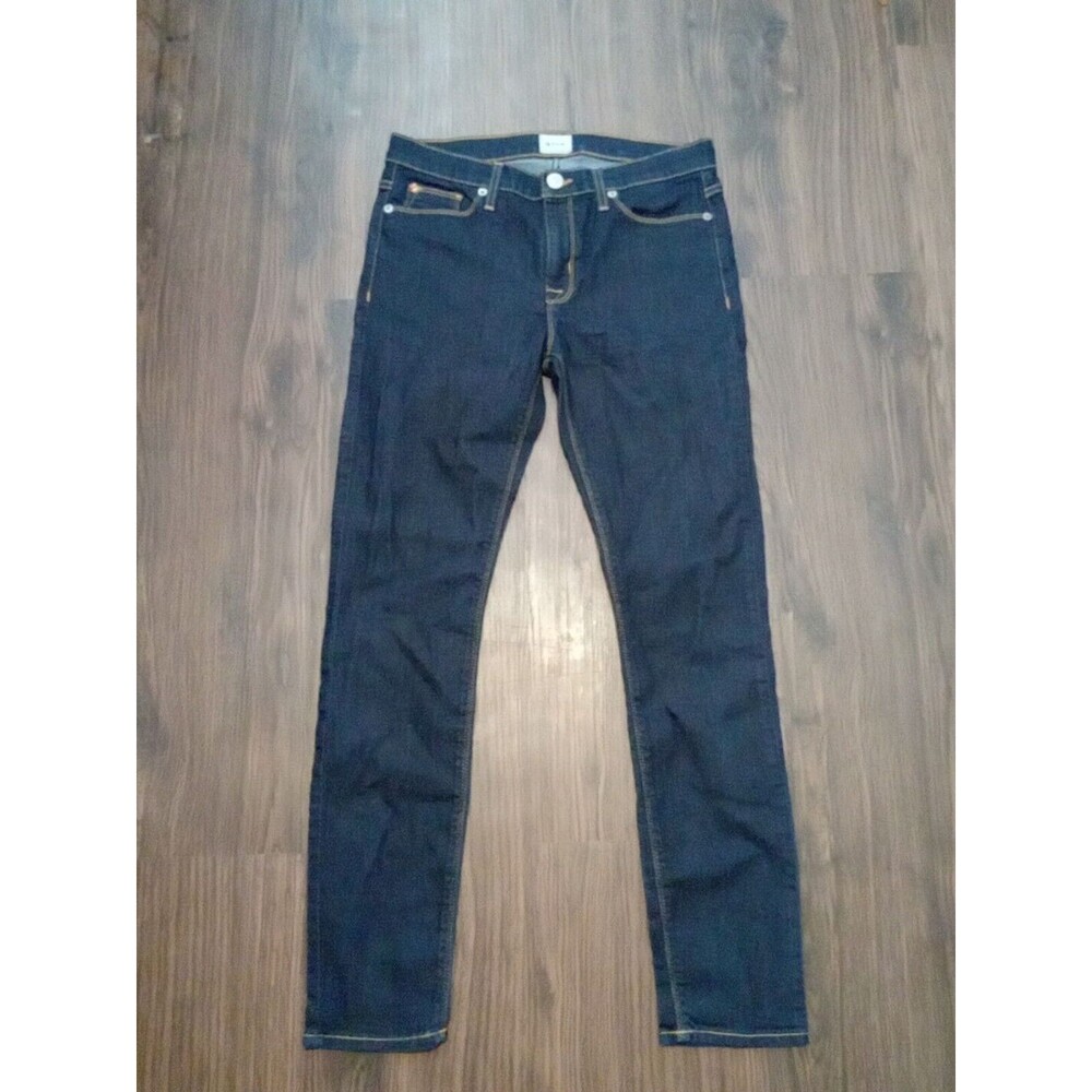 Hudson Jeans Women's 28 nico super skinny denim Midrise Dark Wash Ankle
